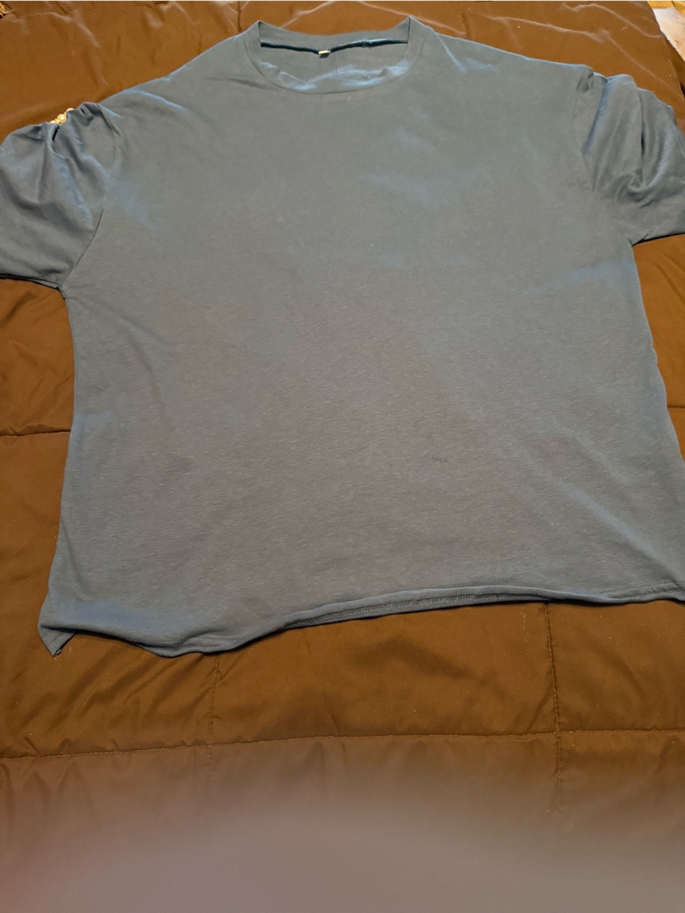 Classic Slate Blue Crewneck Tee